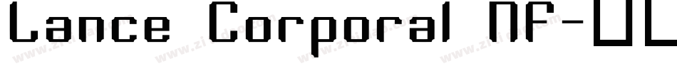 Lance Corporal NF字体转换